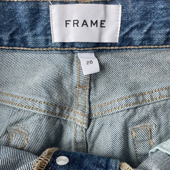 Frame | High Rise Denim Shorts - Picture 5 of 6